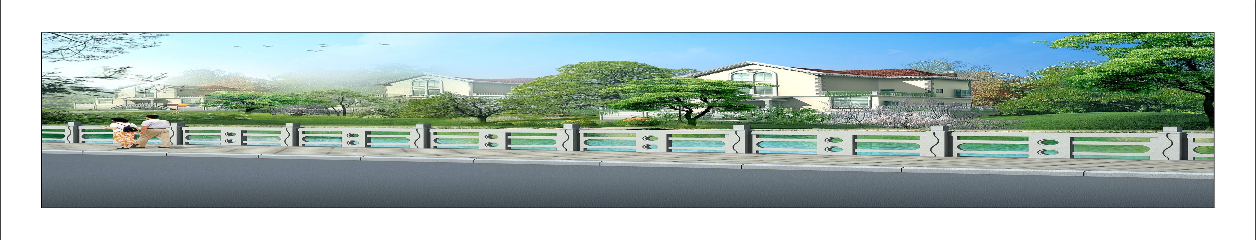 河道警示护栏03