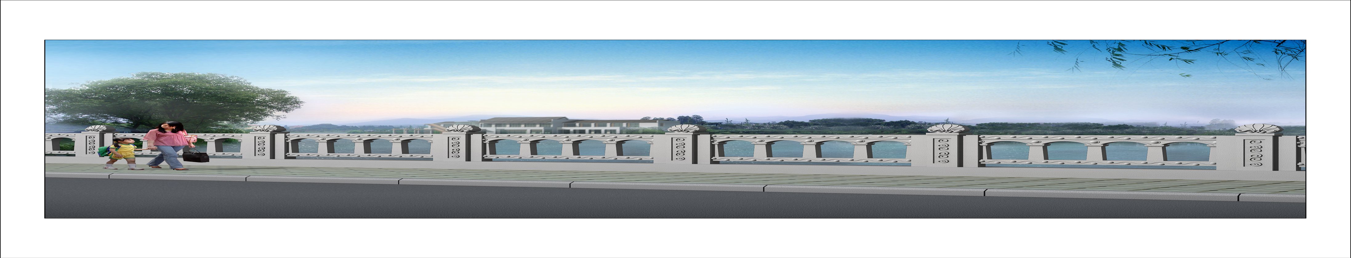 河道警示护栏05